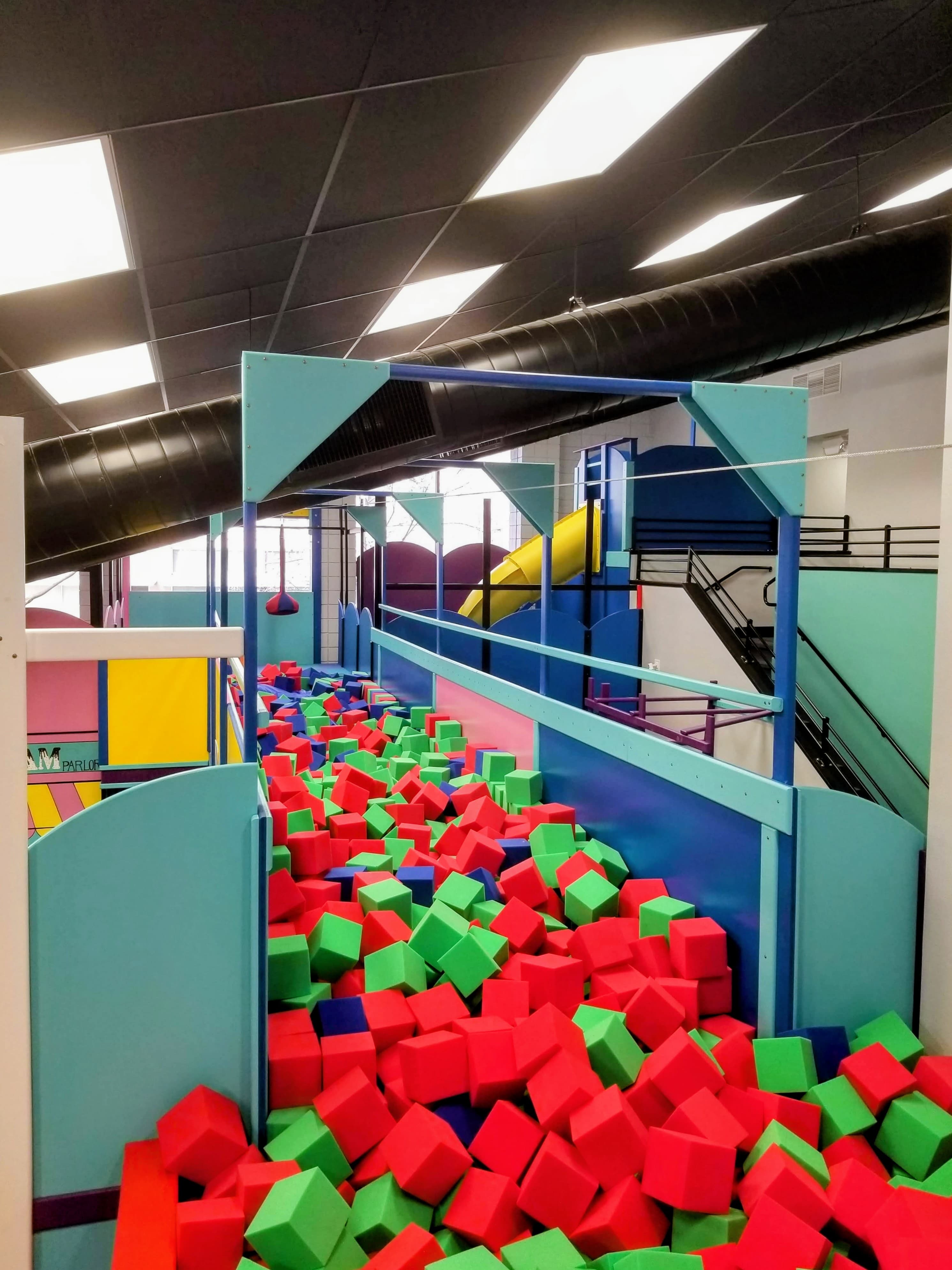 Therapeutic swings in a school sensory room